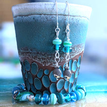 Load image into Gallery viewer, Deep Sea Fish of the Day Earrings in Blue or Green
