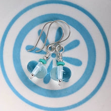 Load image into Gallery viewer, Beachcomber Earrings in Jade, Frosted or Glossy Glass