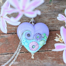 Load image into Gallery viewer, Coastal Path Heart Pendants