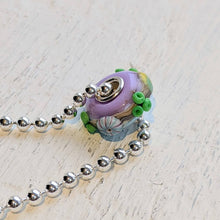 Load image into Gallery viewer, Coastal Path Silver Cored Bead with Murrini