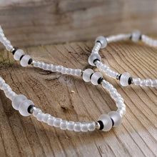 Load image into Gallery viewer, Beachcomber, Frosted Pastel Stackers - clearance sale - Jade necklace, Lilac necklace and bracelet remaining