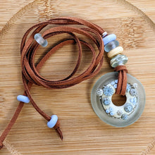 Load image into Gallery viewer, Sea Spray Disc Necklace