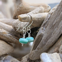 Load image into Gallery viewer, Coastline Tiny Bead Earrings