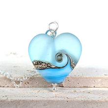 Load image into Gallery viewer, Sea Breeze Heart Pendant