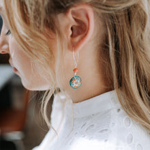 Load image into Gallery viewer, Sand & Sea Disc Earrings