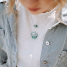 Load image into Gallery viewer, Turning Tides Heart Pendant