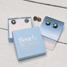 Load image into Gallery viewer, Shiny ... Beyond the Sea Rockpool Stud Earrings