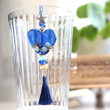 Load image into Gallery viewer, Beyond the Sea Beachy Style Hanging Heart Decoration