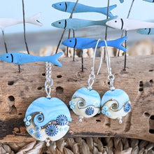 Load image into Gallery viewer, Breezy ... Beyond the Sea lentil pendant