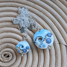 Load image into Gallery viewer, Breezy ... Beyond the Sea Beach Babe Lentil pendant