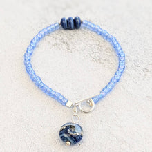 Load image into Gallery viewer, Blue Surf Simply Charming Bracelet