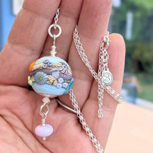 Load image into Gallery viewer, Coastal Path Extra Large Round Pendant