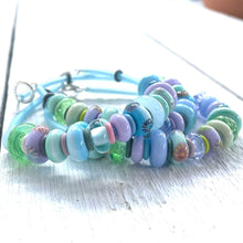 Load image into Gallery viewer, Coastal Path Fiddle Bead Bracelet