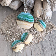 Load image into Gallery viewer, Beach Lentil Pendant, medium or mini