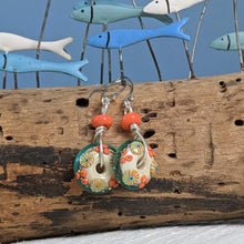 Load image into Gallery viewer, Sand &amp; Sea Disc Earrings