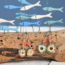 Load image into Gallery viewer, Sand & Sea Disc Earrings