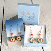 Load image into Gallery viewer, Sand & Sea Disc Earrings