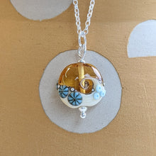 Load image into Gallery viewer, Golden ... Beyond the Sea Beach Babe Lentil Pendant