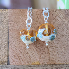 Load image into Gallery viewer, Golden ... Beyond the Sea Beach Babe Heart Pendant