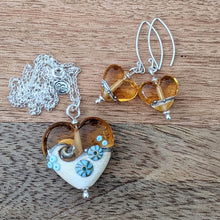 Load image into Gallery viewer, Golden ... Beyond the Sea heart pendant