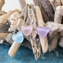 Load image into Gallery viewer, Frosted Pastel H is for Heart Pendant