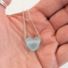 Load image into Gallery viewer, Frosted Pastel H is for Heart Pendant