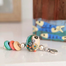Load image into Gallery viewer, Sand & Sea Beach Ball Necklace-Necklace-Beach Art Glass