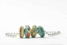 Load image into Gallery viewer, Sand &amp; Sea Big Hole Bead Set-Bracelet Beads-Beach Art Glass