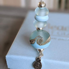 Load image into Gallery viewer, Sea Breeze Beach Ball Necklace-Necklace-Beach Art Glass