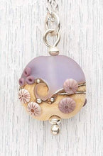 Load image into Gallery viewer, Sea Mist Beach Babe Lentil Pendant-Necklace-Beach Art Glass