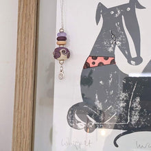 Load image into Gallery viewer, Sea Mist Beach Ball Necklace-Necklace-Beach Art Glass