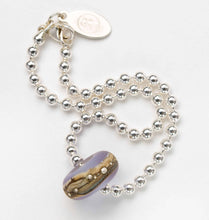 Load image into Gallery viewer, Sea Mist Silver Bead Bracelet With Bead-Bracelet-Beach Art Glass