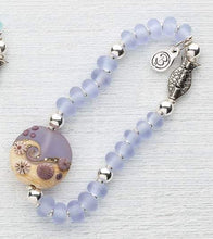 Load image into Gallery viewer, Sea Mist Silver Fish Bracelet-Bracelet-Beach Art Glass