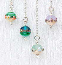 Load image into Gallery viewer, Sea Spray Beach Babe Ball Pendant-Necklace-Beach Art Glass