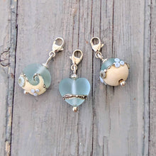 Load image into Gallery viewer, Sea Spray Charm-Bracelet-Beach Art Glass