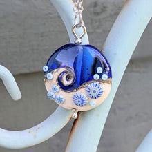 Load image into Gallery viewer, Shiny ... Beyond the Sea lentil pendant
