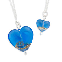 Load image into Gallery viewer, Shoreline Pendant, Medium or Mini, in Blue