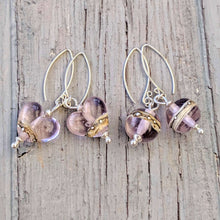Load image into Gallery viewer, Shoreline Earrings in Rose-Earrings-Beach Art Glass