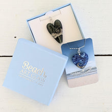 Load image into Gallery viewer, Shoreline Long Heart Pendant