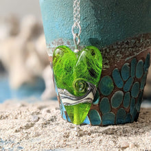 Load image into Gallery viewer, Shoreline Long Heart Pendant