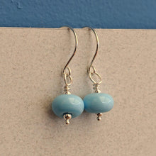 Load image into Gallery viewer, Tiny Bead Earrings in Shoreline colours-Earrings-Beach Art Glass