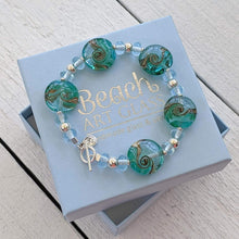 Load image into Gallery viewer, Turning Tides Bracelet-Bracelet-Beach Art Glass