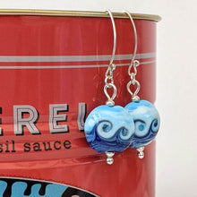 Load image into Gallery viewer, Ocean Waves Lentil Earrings