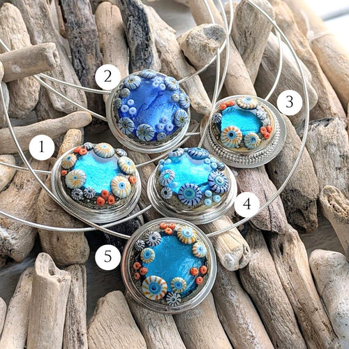 Day 7 ... Rockpool Cabochon Necklaces