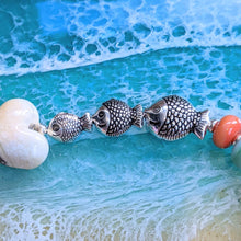 Load image into Gallery viewer, Sand &amp; Sea 3 Little Fish Bracelet