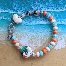 Load image into Gallery viewer, Sand &amp; Sea 3 Little Fish Bracelet