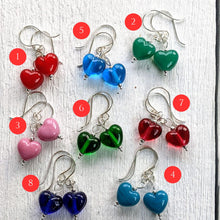 Load image into Gallery viewer, Golden Tiny Heart and Bead Earrings