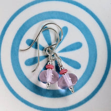 Load image into Gallery viewer, Beachcomber Earrings in Rose, Frosted or Glossy Glass