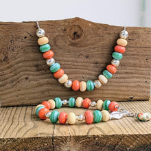 Load image into Gallery viewer, Beachy Chunky Bead Necklace