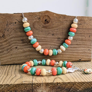 Beachy Chunky Bead Necklace